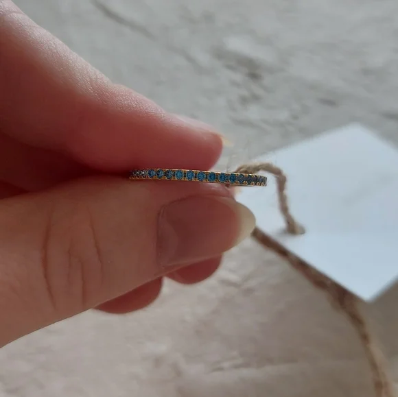 March Birthstone Ring - Picture 2 of 3